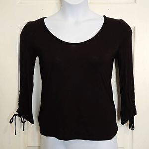 LOFT, scoop neck, 3/4 sleeve, lightweight top.  Size S.